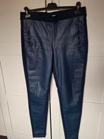 Studio anneloes lederlook legging broek l xl blauw, Blauw, Maat 46/48 (XL) of groter, Ophalen of Verzenden, Zo goed als nieuw