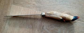 Vintage brievenopener echt geitenpootje uniek ! beschikbaar voor biedingen