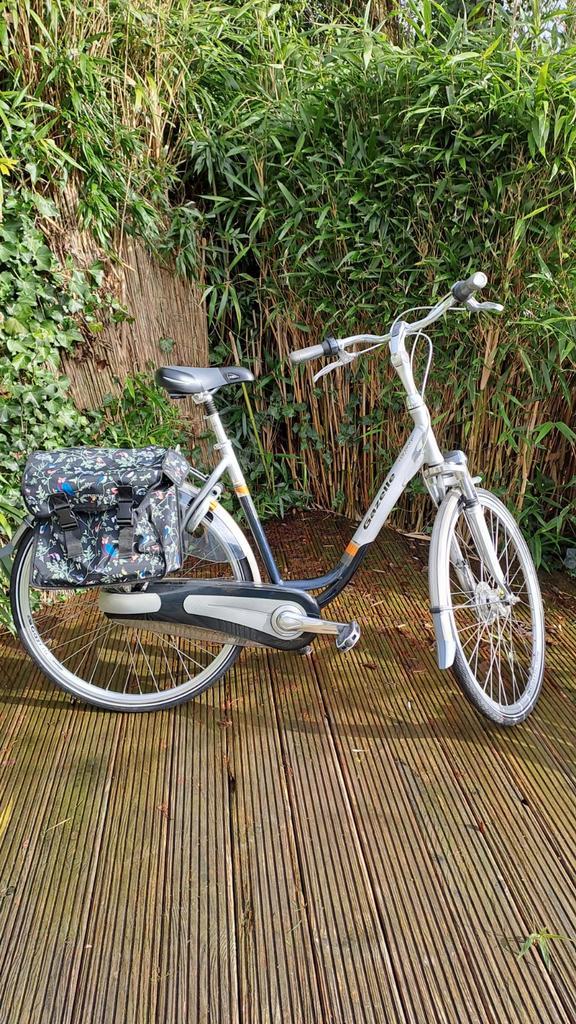 Gazelle Orange Premium damesfiets.  Framehoogte 56 cm, Fietsen en Brommers, Elektrische fietsen, Zo goed als nieuw, Gazelle, 55 tot 59 cm