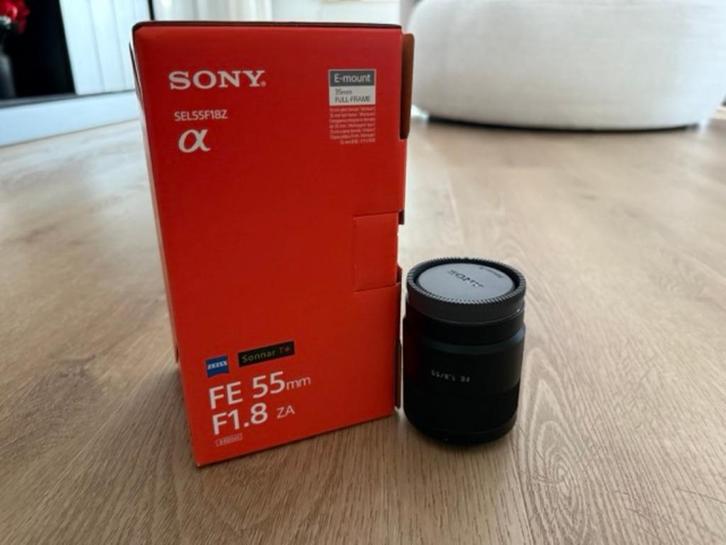 Sony Sonnar T* FE 55mm F1.8 ZA, Audio, Tv en Foto, Fotografie | Lenzen en Objectieven, Zo goed als nieuw, Standaardlens, Ophalen