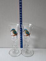 2 borrelglaasjes Graanbranderij De IJsvogel, Ophalen of Verzenden, Zo goed als nieuw, Borrel- of Shotglas