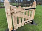 Eikenhouten looppoort, tuinpoort, toegangspoort, Ophalen of Verzenden, Nieuw, Hout, Tuinhek