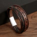 Nieuw herenarmband nu voor 5 euro, Ophalen of Verzenden, Nieuw, Bruin, Leer