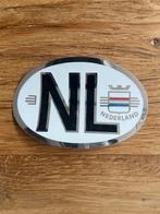 NL Sticker zilver met Nederlandse vlag, Auto diversen, Autostickers, Ophalen of Verzenden