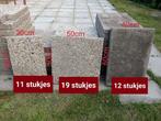 Tuin betonstenen - diverse maten, Doe-het-zelf en Verbouw, Metselstenen, Ophalen, Gebruikt, Bakstenen