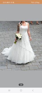 Trouwjurk maat S/M - Prachtige dag!, Kleding | Dames, Trouwkleding en Trouwaccessoires, Ophalen, Gedragen, Wit, Trouwjurk