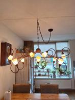 Handgemaakt hanglamp roest kleur, Huis en Inrichting, Lampen | Hanglampen, Ophalen, Gebruikt, Minder dan 50 cm
