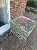 Natuursteen tegel 80x80 cm 10 stuks, Tuin en Terras, Ophalen, Gebruikt, 5 tot 10 m², Natuursteen