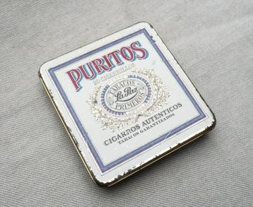 blik (leeg) La Paz made in Holland Puritos 20 cigarrillos. beschikbaar voor biedingen