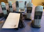 Gigaset met 5 telefoons merk Samsung, Ophalen, Zo goed als nieuw, 4 handsets of meer