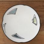 Retro Keramische Schaal “De Stenen Kater” Grafisch Jaren 60, Huis en Inrichting, Ophalen of Verzenden, Zo goed als nieuw, Rond