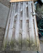 Tuinpoort 92x200cm met slot en ophanging, Ophalen, Gebruikt, Minder dan 100 cm, Draaipoort