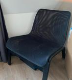 Zwarte Stoel - met Rugleuning, Huis en Inrichting, Stoelen, Ophalen, Hout, Zwart, Zo goed als nieuw