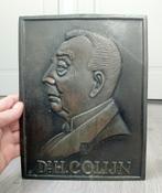 plaquette  met portret  Dr. H.Colijn brons, Ophalen