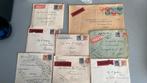 8 x Expresse brief jaren 30 w.o. met KLM vignet, Postzegels en Munten, Postzegels | Nederland, Ophalen of Verzenden, T/m 1940