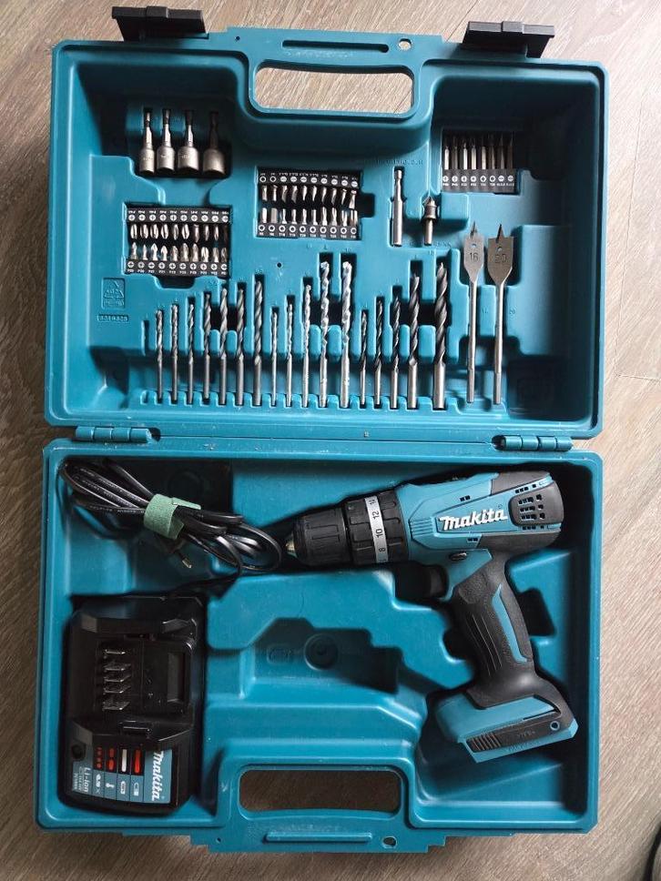 Makita Accu 14,4 V Klopboor-/schroefmachine (zonder accu), Doe-het-zelf en Verbouw, Gereedschap | Boormachines, Gebruikt, Boor- en Schroefmachine