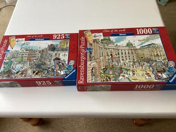 Puzzel Fleroux Cities of the world Wenen, Antwerpen,New York beschikbaar voor biedingen