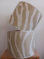 Nieuwe unieke handgemaakte lampenkap zebra 30 cm, Ophalen of Verzenden