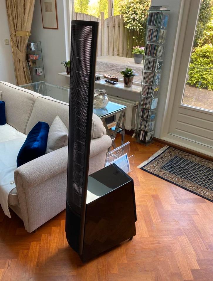 Martin Logan ElectroMotion ESL X High Gloss Zwart, Audio, Tv en Foto, Luidsprekers, Zo goed als nieuw, Front, Rear of Stereo speakers