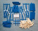 Lego trein 4,5 Volt blauwe rails met wissels en kruispunt., Kinderen en Baby's, Speelgoed | Duplo en Lego, Ophalen of Verzenden