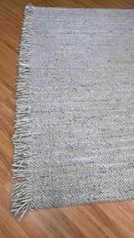 Vloerkleed met wol 250/200 incl franjes, Crème, Gebruikt, Ophalen of Verzenden, 200 cm of meer