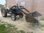 Fordson power major tractor met voorlader, Cirkelmaaier, Ophalen, Gebruikt
