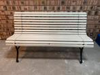 Strak in de lak & klaar voor de zomer deze houten lattenbank, Ophalen, Zo goed als nieuw, Hout