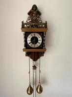 Antiek / Vintage Zaanse wandklok met atlasfiguur, Antiek en Kunst, Antiek | Klokken, Ophalen