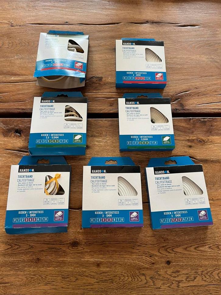 Tochtband/tochtstrip Handson, Doe-het-zelf en Verbouw, Isolatie en Afdichting, Nieuw, Overige materialen, Ophalen of Verzenden