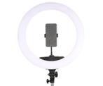 Ringlamp voor vloggers visagisten +spiegel+ smartphonehouder, Ophalen, Nieuw, Lamp of Flitsset