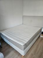 Boxspring bed + matras, Ophalen, Tweepersoons, 140 cm, Zo goed als nieuw