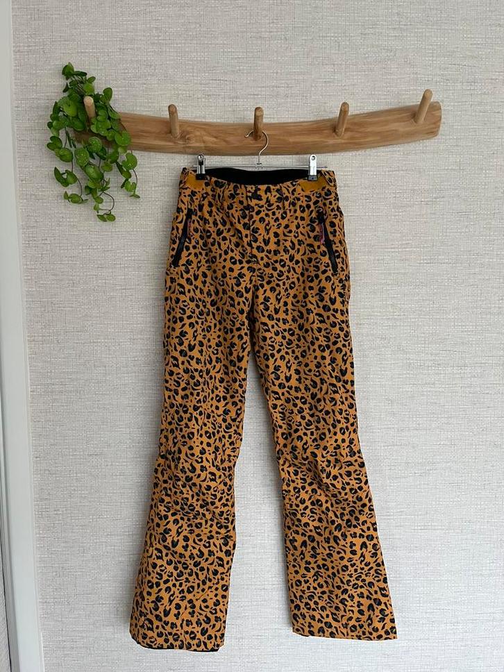 Brunotti skibroek maat 176 panterprint, Kinderen en Baby's, Kinderkleding | Maat 176, Zo goed als nieuw, Jongen of Meisje, Broek