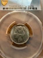 Kwartje 1904 ms62 pcgs, Ophalen, Zilver, 25 cent, Koningin Wilhelmina