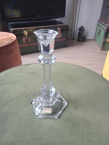 Boheemse Kristallen Kandelaar - 19 cm beschikbaar voor biedingen