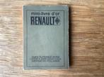 Renault Mini-Livre d'Or Boekje Uniek, Ophalen of Verzenden, Renault