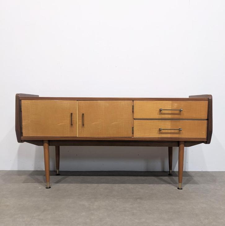 Vintage lowboard, Huis en Inrichting, Kasten | Televisiemeubels, Zo goed als nieuw, Minder dan 100 cm, 50 tot 100 cm, 25 tot 50 cm