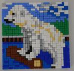 ministeck ijsbeer dier15x15cm kinder speelgoed hobby, Ophalen of Verzenden, Zo goed als nieuw, Accessoires