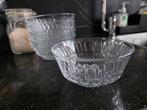 Glazen schaaltjes, Huis en Inrichting, Keuken | Servies, Ophalen, Zo goed als nieuw, Glas, Overige stijlen