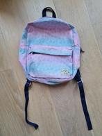 Rugtas / rugzak voor meisje, blauw - roze en panterprint, Sieraden, Tassen en Uiterlijk, Tassen | Rugtassen, Ophalen of Verzenden