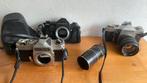 3 oude spiegelreflex cameras, Ophalen, Gebruikt, Spiegelreflex, Overige Merken