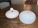 Ikea design vaasjes- 2 stuks, Wit, Ophalen of Verzenden, Minder dan 50 cm, Glas