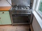 Gas fornuis met elektrische oven + afzuigkap, Witgoed en Apparatuur, 60 cm of meer, 5 kookzones of meer, Vrijstaand, Gebruikt