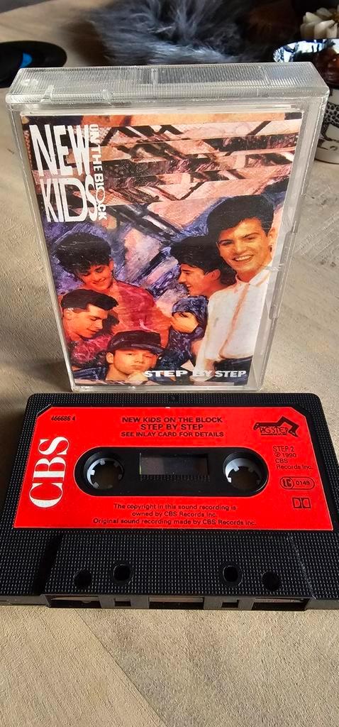 New Kids On the Block - Step by Step cassettebandje, Cd's en Dvd's, Cassettebandjes, Gebruikt, Origineel, Pop, 1 bandje, Ophalen of Verzenden