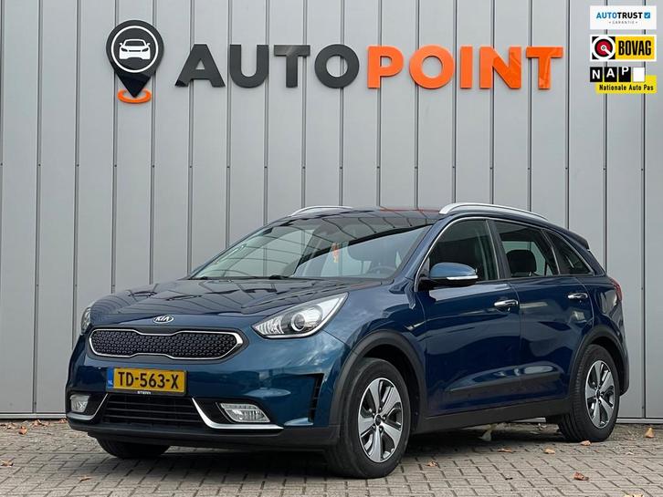 Kia Niro 1.6 GDi Hybrid DynamicLine|NL-AUTO|LANE.ASSIST|APPL, Auto's, Kia, Bedrijf, Te koop, Niro, ABS, Achteruitrijcamera, Airbags