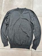 GIRAV 100% WOL FIJN GEBREIDE GRIJZE WOLLEN TRUI PULLOVER L, Kleding | Heren, Maat 52/54 (L), Girav, Ophalen of Verzenden, Zo goed als nieuw