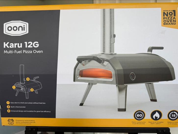 Ooni Karu 12G Multi Fuel Pizza Oven, Tuin en Terras, Pizzaovens, Nieuw, Ophalen of Verzenden