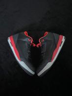 Air Jordan 3 Retro Crimson - Maat 40, Zwart, Ophalen of Verzenden, Jordan, Sneakers of Gympen
