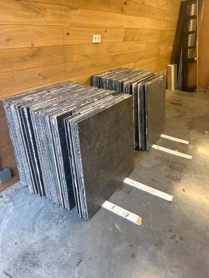 Keramische tegels 80x80 cm - 80 stuks, Doe-het-zelf en Verbouw, Steigers, Ophalen