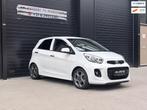 Kia Picanto 1.2 Automaat 2015 | Nette staat dealeronderhoude, Auto's, Stof, Zwart, 4 cilinders, Wit