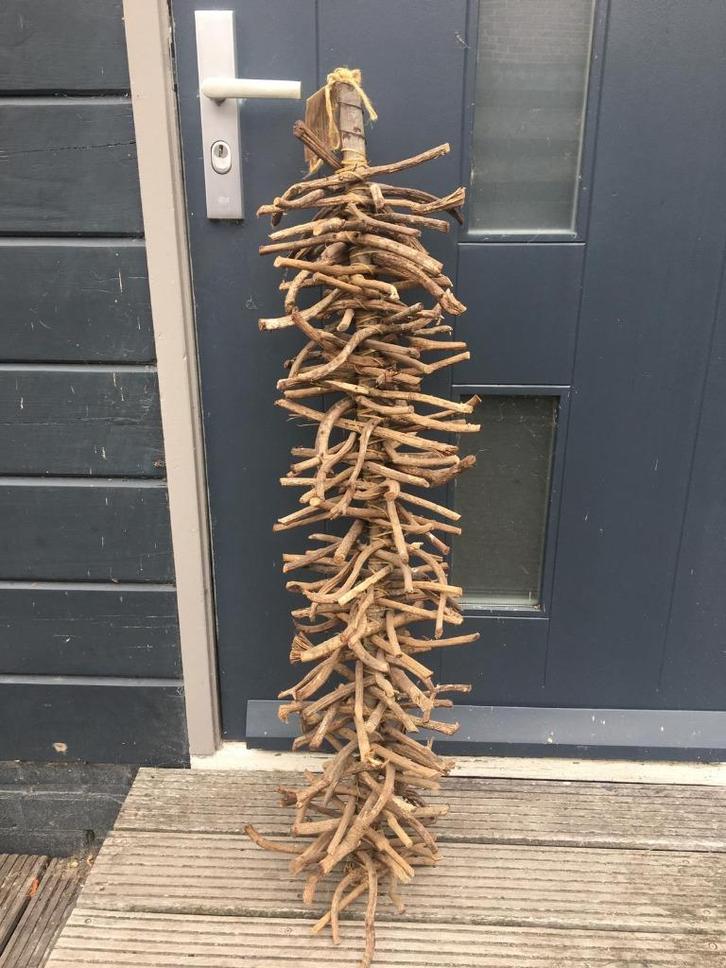 rustieke houten boom, volledig handgemaakt, Antiek en Kunst, Curiosa en Brocante, Ophalen